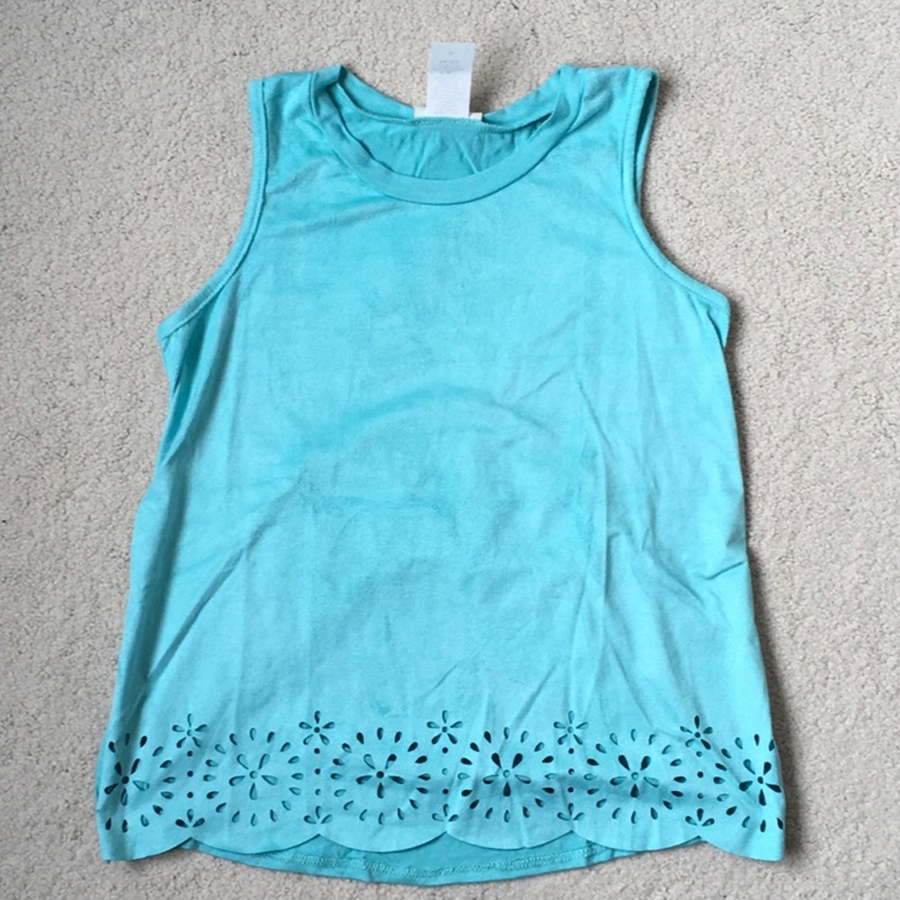 Girls Kiddo Laser Cut Tank NWT M
